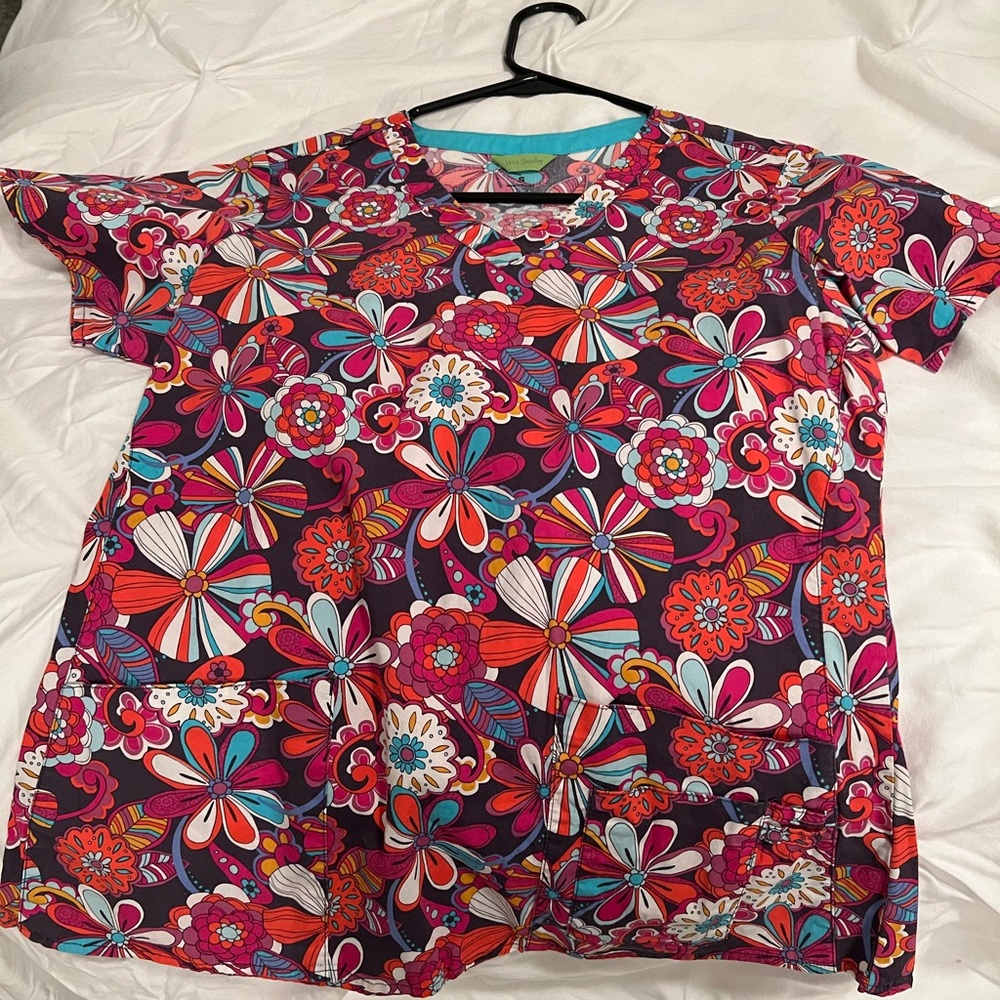 Patterned scrub tops!